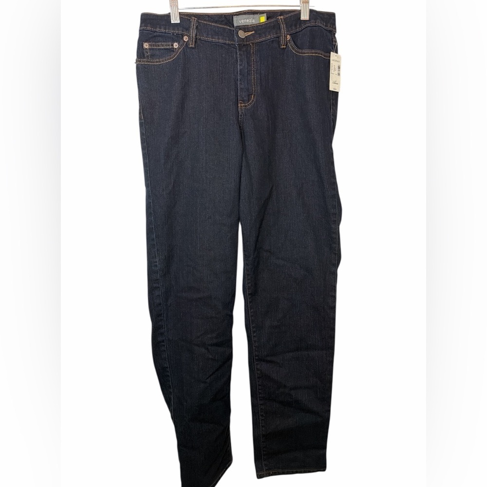 Venezia Deep Indigo Relaxed Stretch Classic Jeans NWT